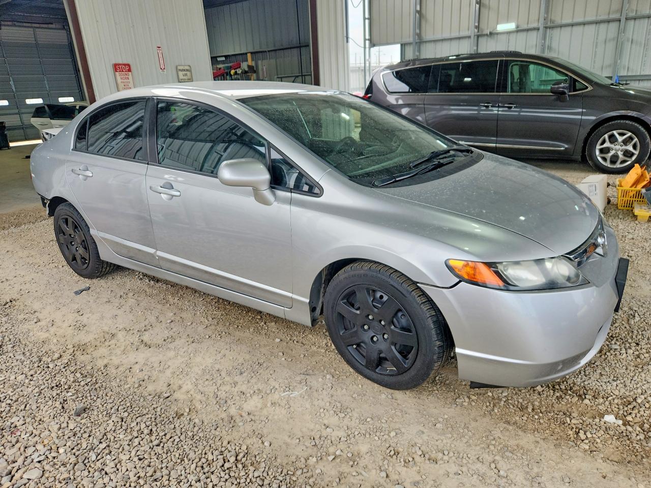 2008 Honda Civic Lx Silver vin: 2HGFA15548H300229