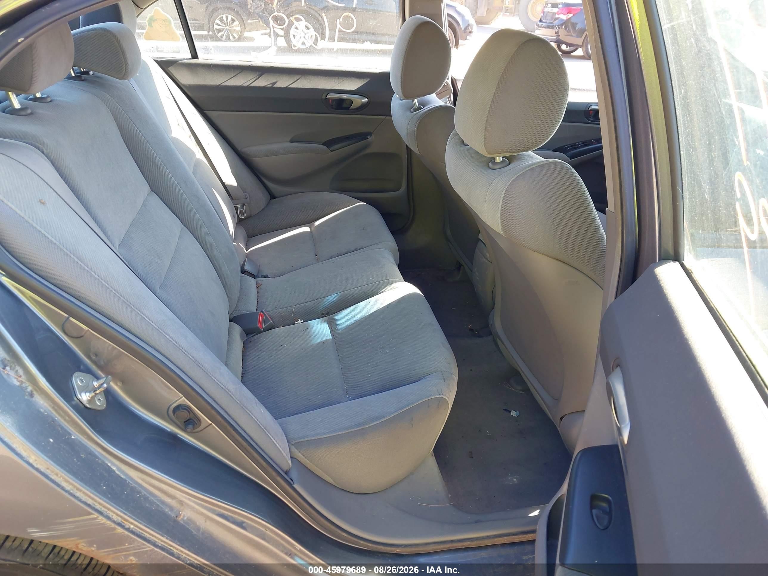 2009 Honda Civic Lx Gray vin: 2HGFA15549H338352