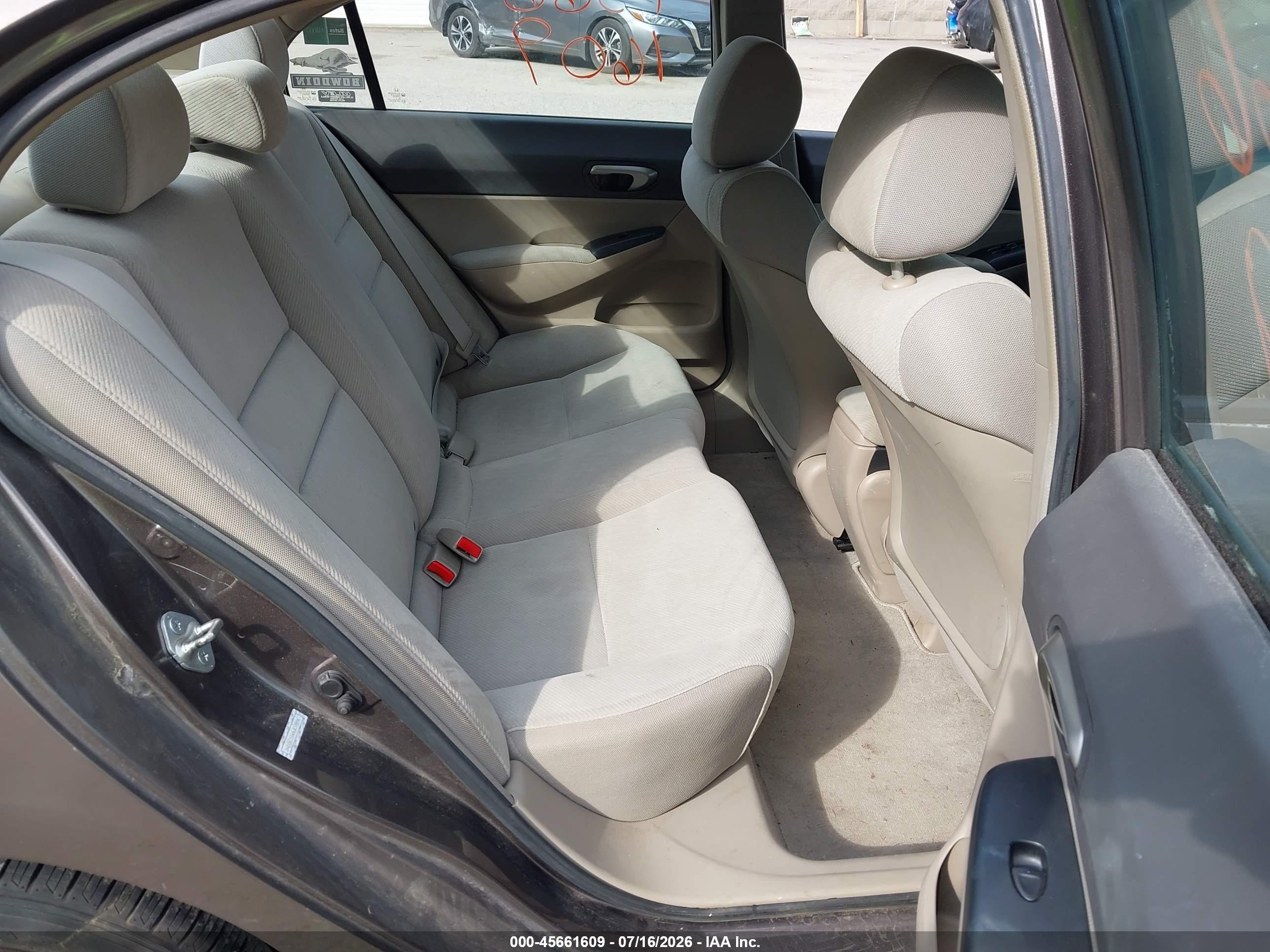 2009 Honda Civic Lx Gray vin: 2HGFA15549H518494