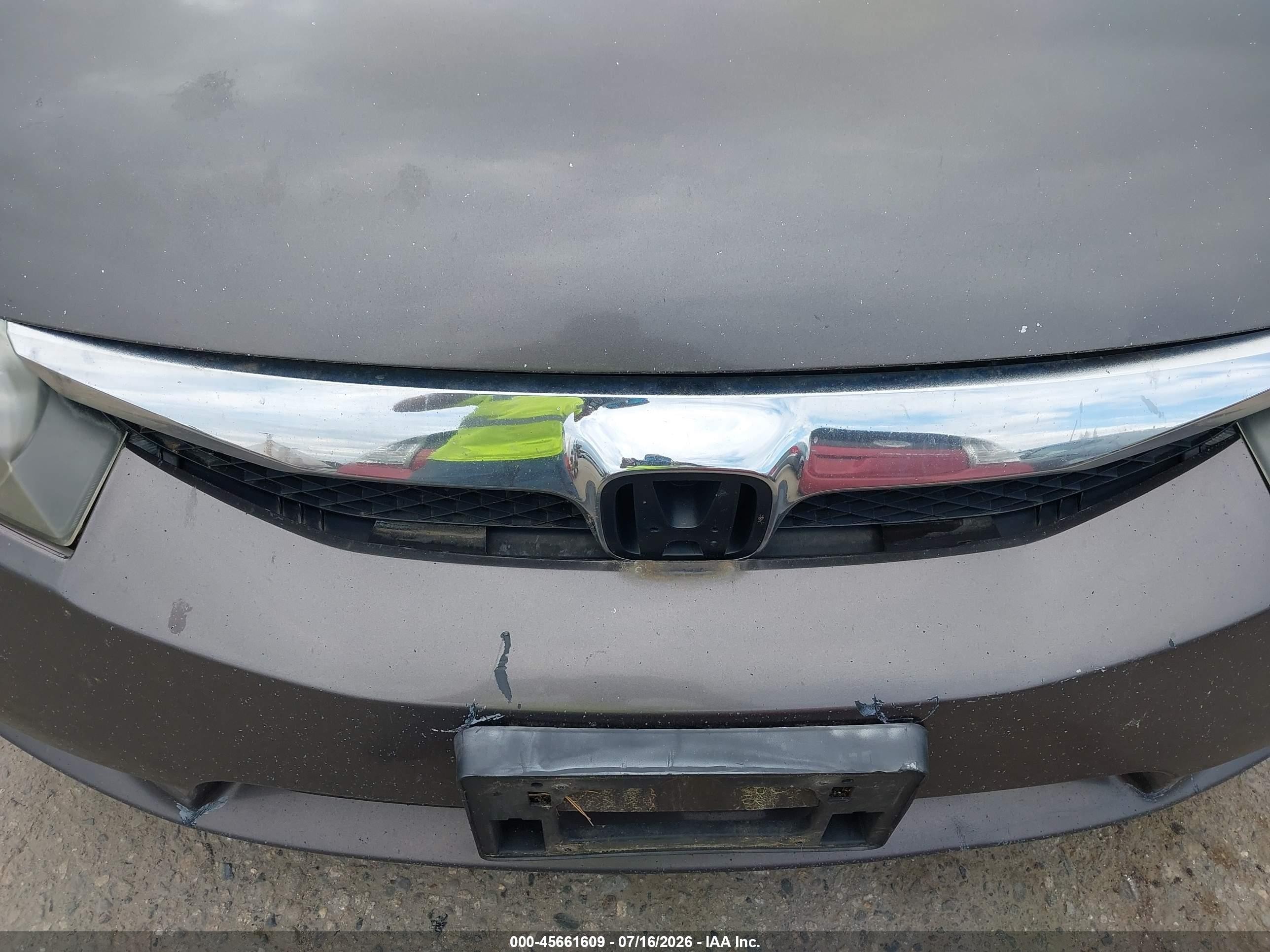 2009 Honda Civic Lx Gray vin: 2HGFA15549H518494
