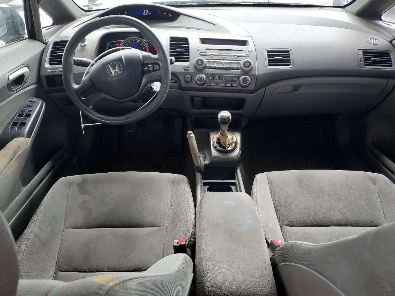 2008 Honda Civic Lx Black vin: 2HGFA15558H353067