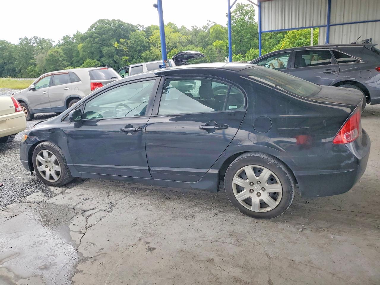 2008 Honda Civic Lx Black vin: 2HGFA15558H353067