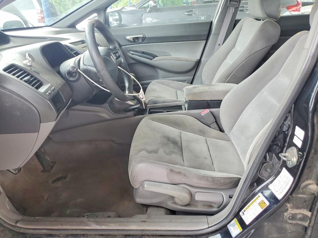 2008 Honda Civic Lx Black vin: 2HGFA15558H353067