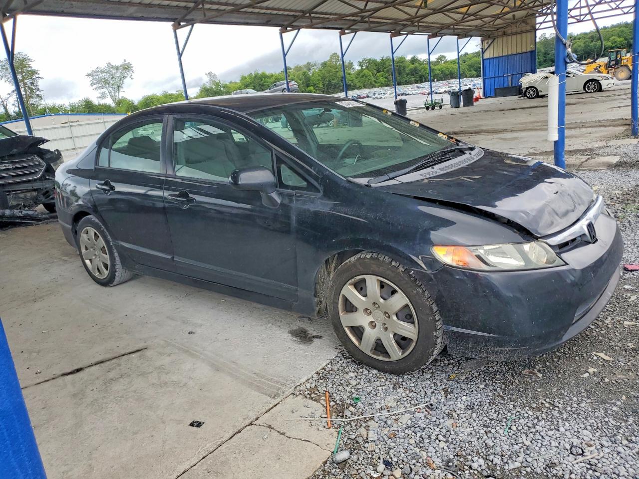 2008 Honda Civic Lx Black vin: 2HGFA15558H353067