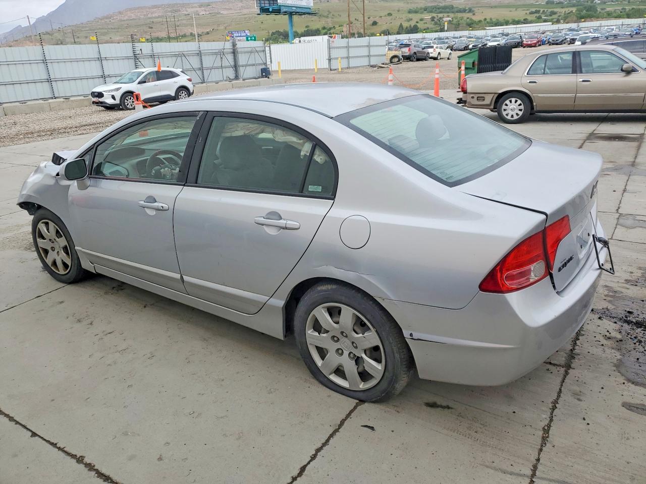 2008 Honda Civic Lx Silver vin: 2HGFA15568H515191