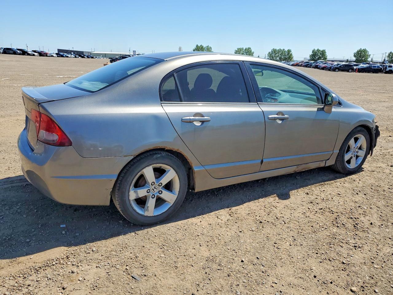 2008 Honda Civic Lx Gray vin: 2HGFA15578H113860