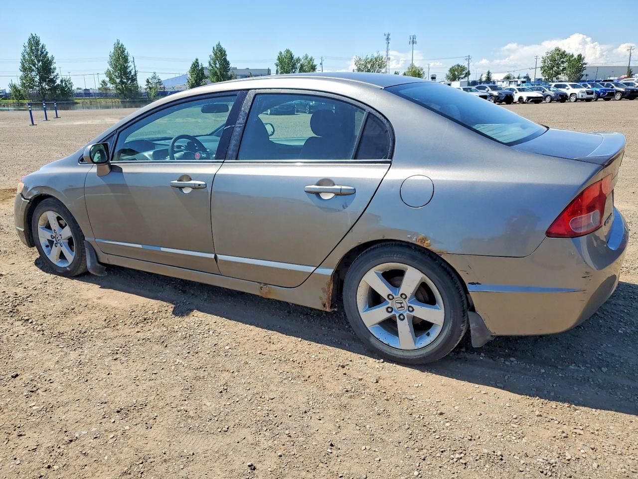 2008 Honda Civic Lx Gray vin: 2HGFA15578H113860