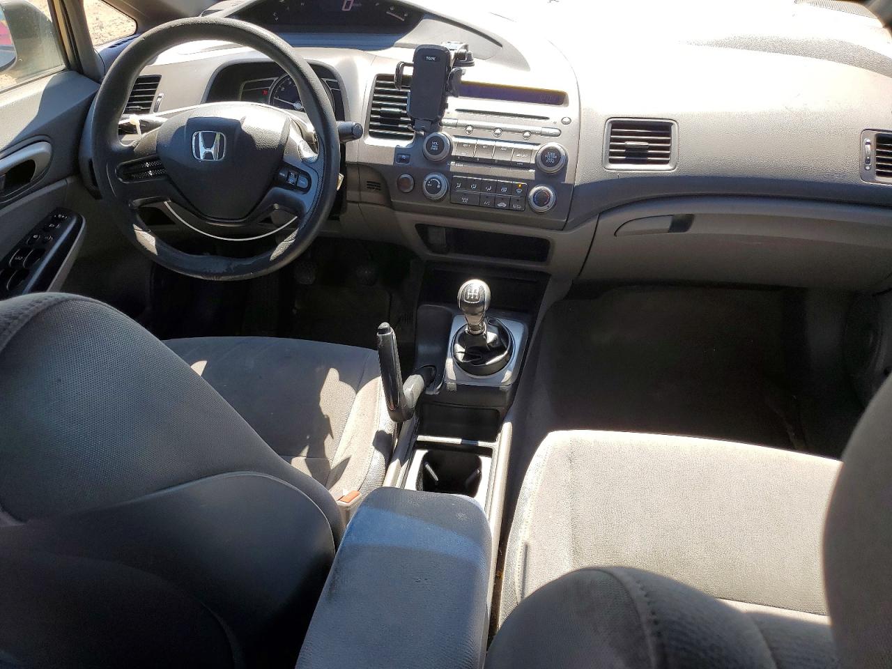2008 Honda Civic Lx Gray vin: 2HGFA15578H113860