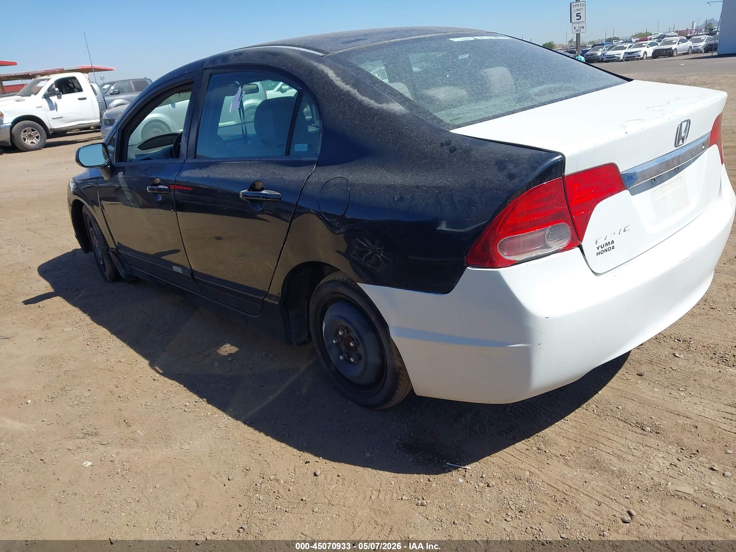 2007 Honda Civic Lx Black vin: 2HGFA15597H304498