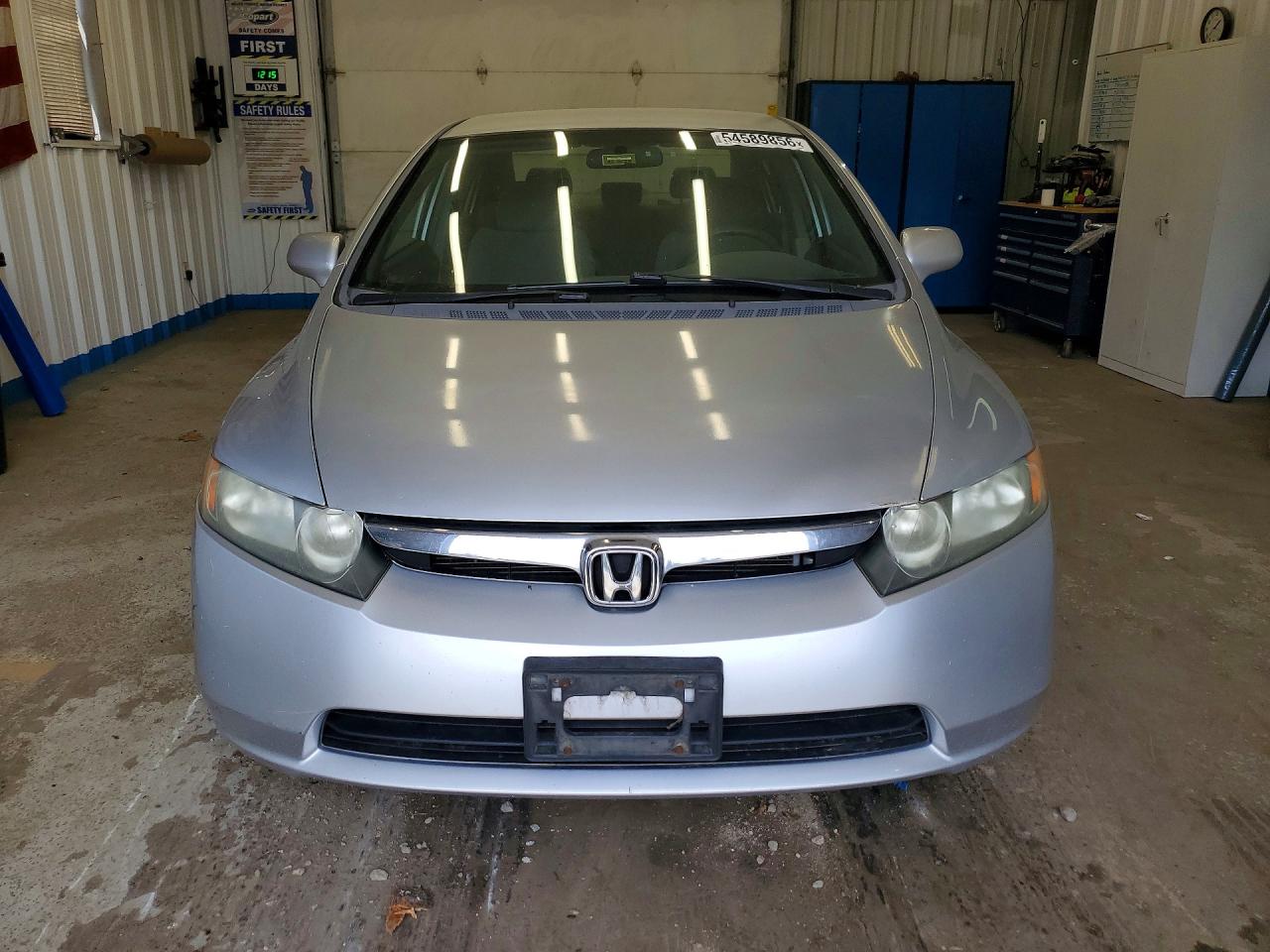 2008 Honda Civic Lx Gray vin: 2HGFA15598H346915
