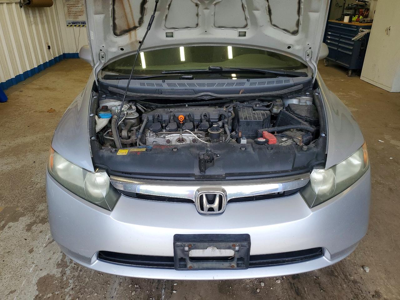 2008 Honda Civic Lx Gray vin: 2HGFA15598H346915