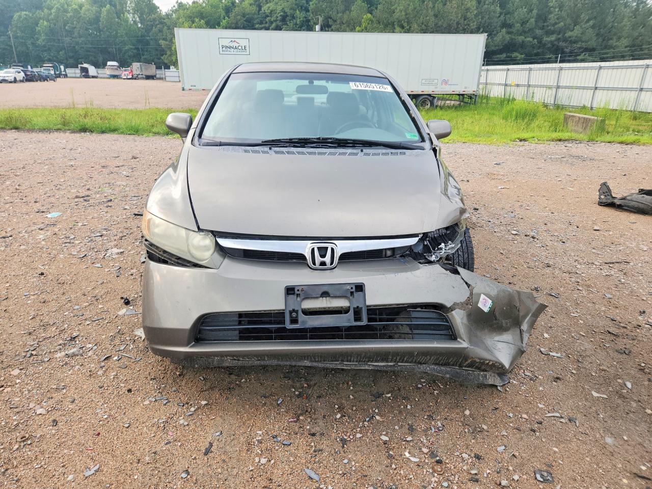 2008 Honda Civic Lx Gray vin: 2HGFA15598H353394