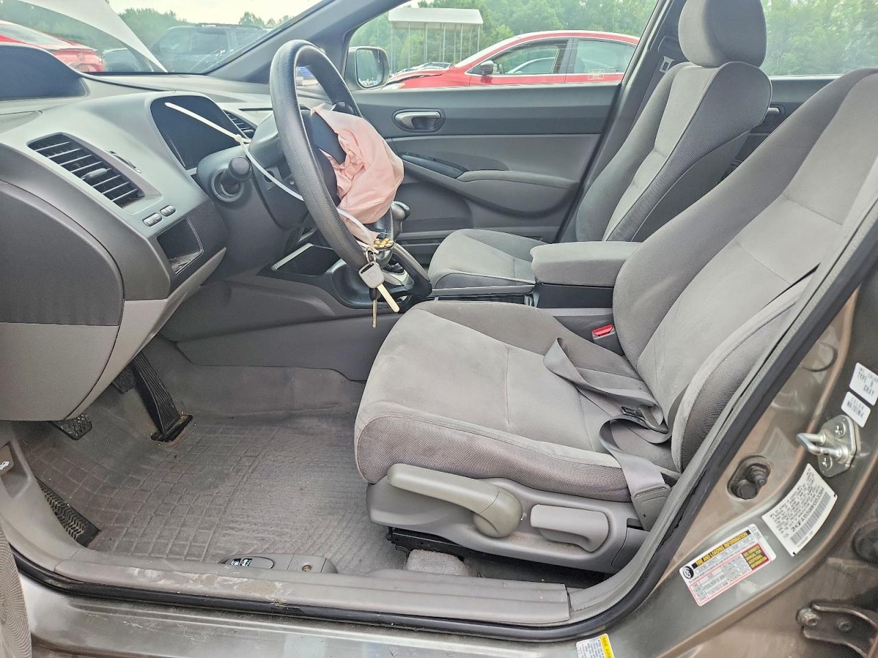 2008 Honda Civic Lx Gray vin: 2HGFA15598H353394