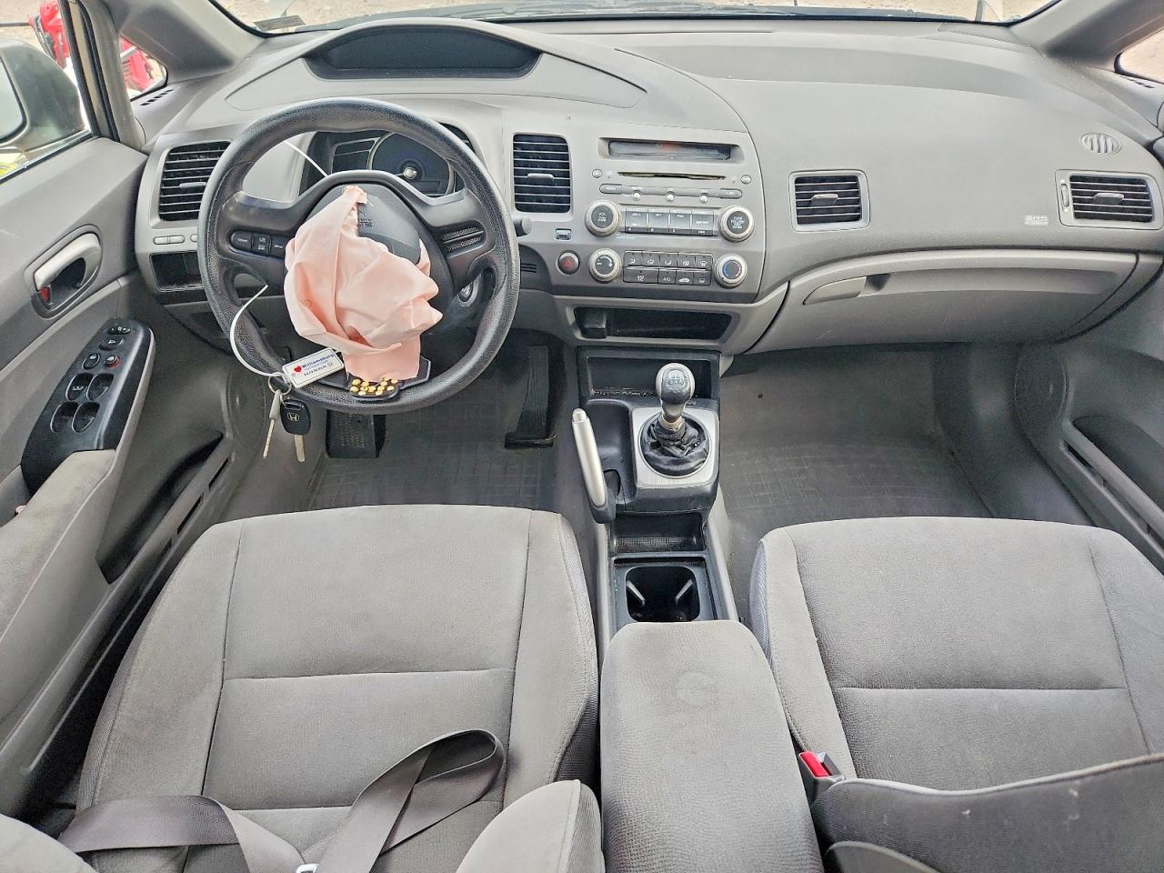 2008 Honda Civic Lx Gray vin: 2HGFA15598H353394