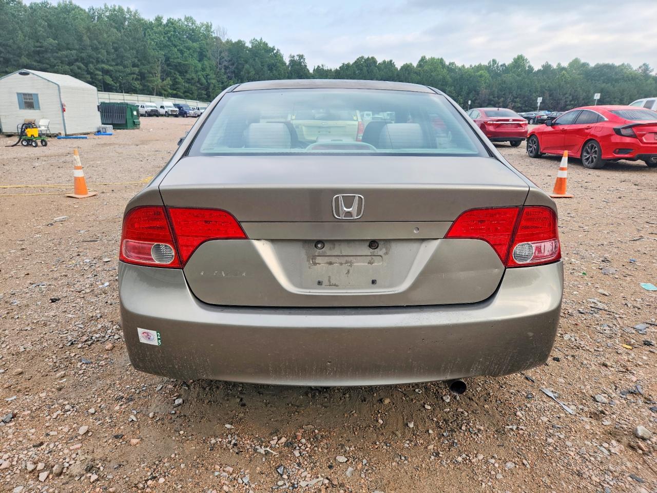 2008 Honda Civic Lx Gray vin: 2HGFA15598H353394