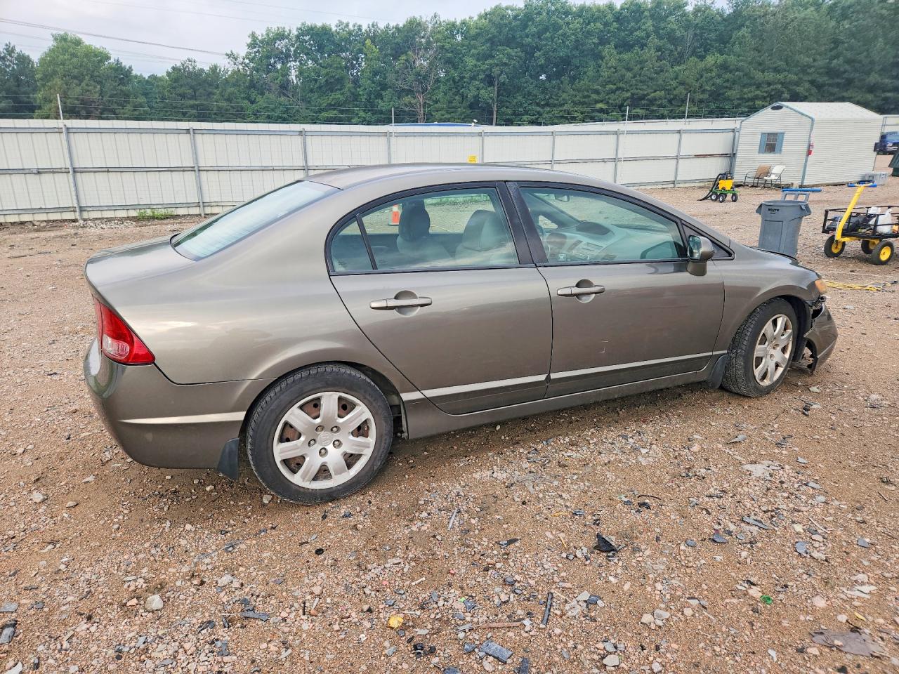 2008 Honda Civic Lx Gray vin: 2HGFA15598H353394