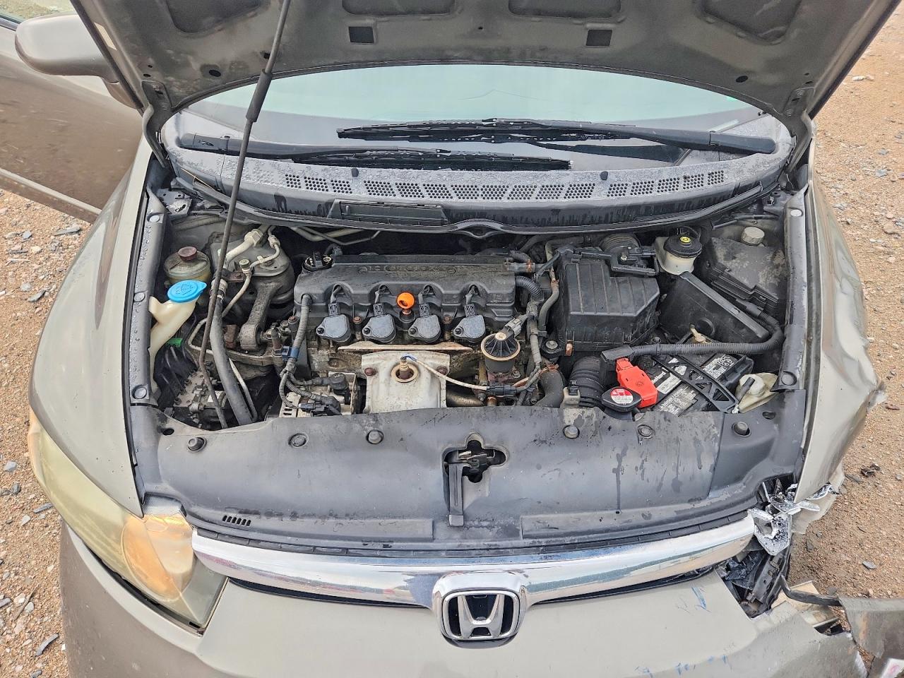 2008 Honda Civic Lx Gray vin: 2HGFA15598H353394