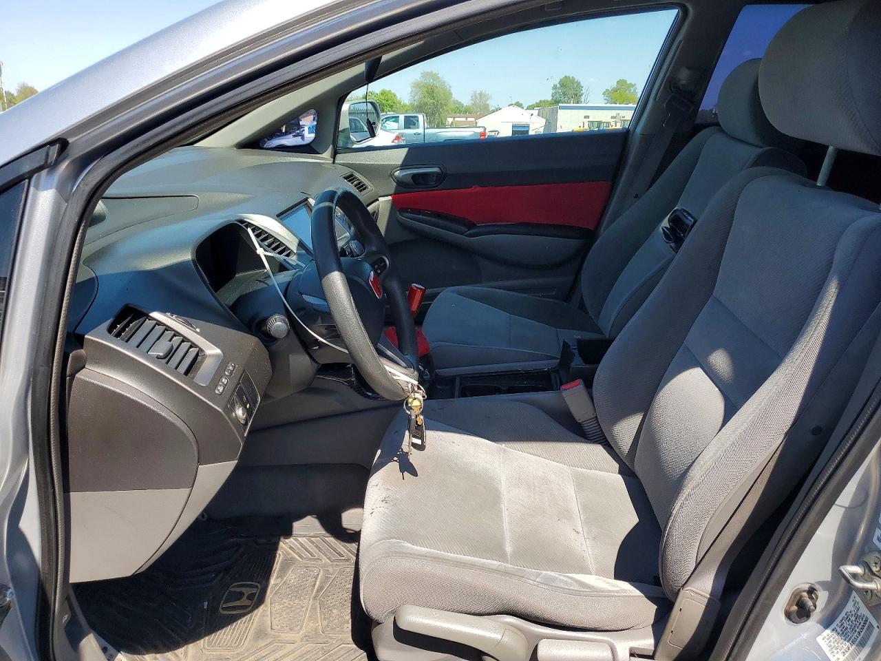 2009 Honda Civic Lx Silver vin: 2HGFA155X9H300091