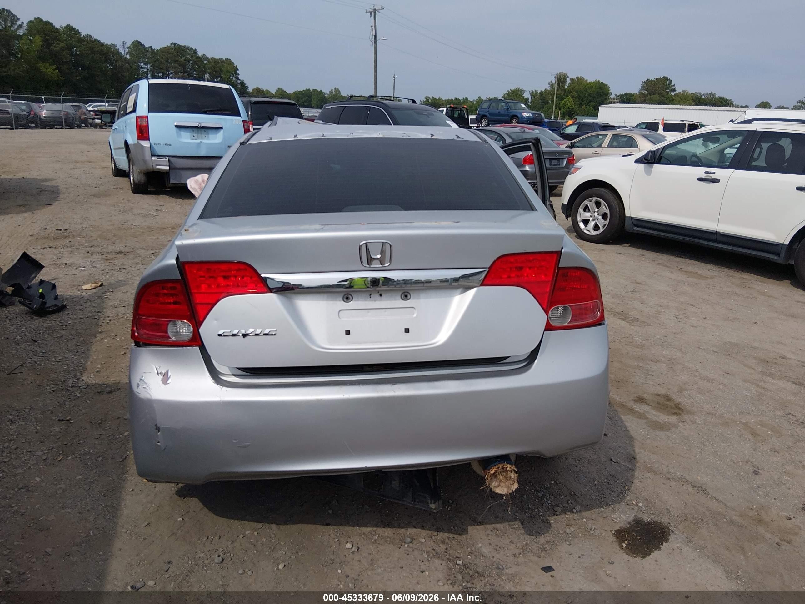 2009 Honda Civic Ex Silver vin: 2HGFA15809H518163