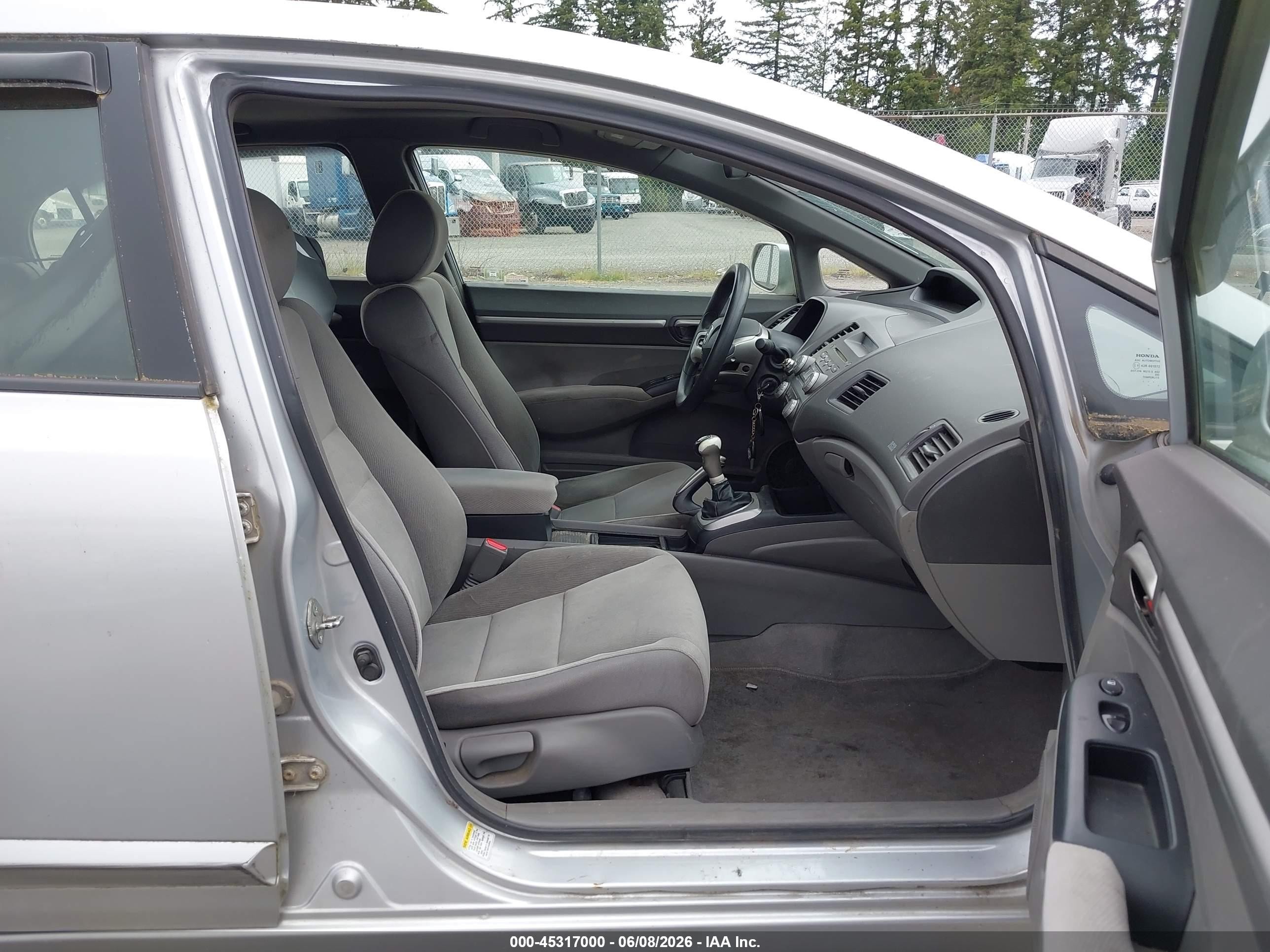 2008 Honda Civic Ex Silver vin: 2HGFA15828H511326