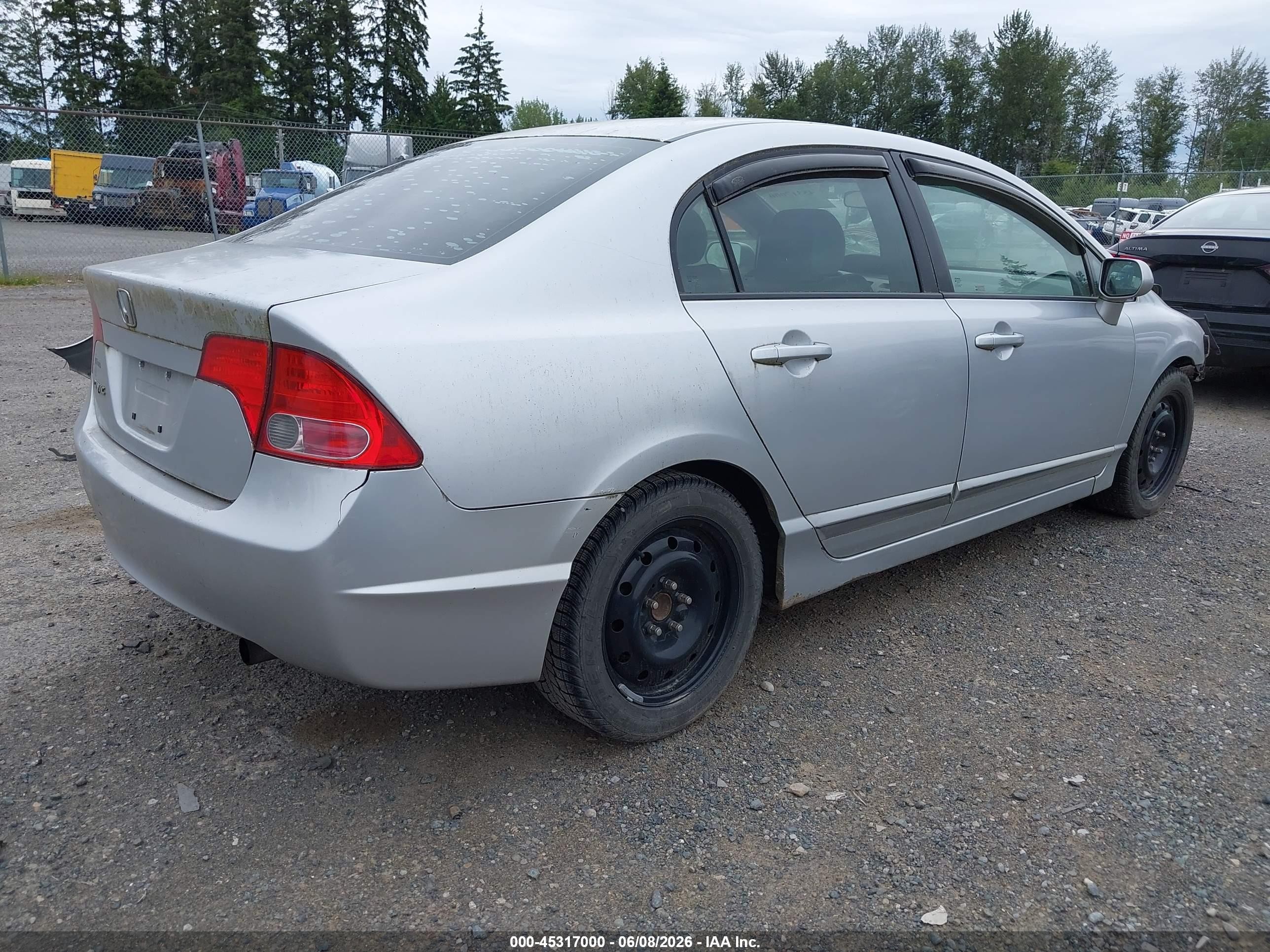 2008 Honda Civic Ex Silver vin: 2HGFA15828H511326