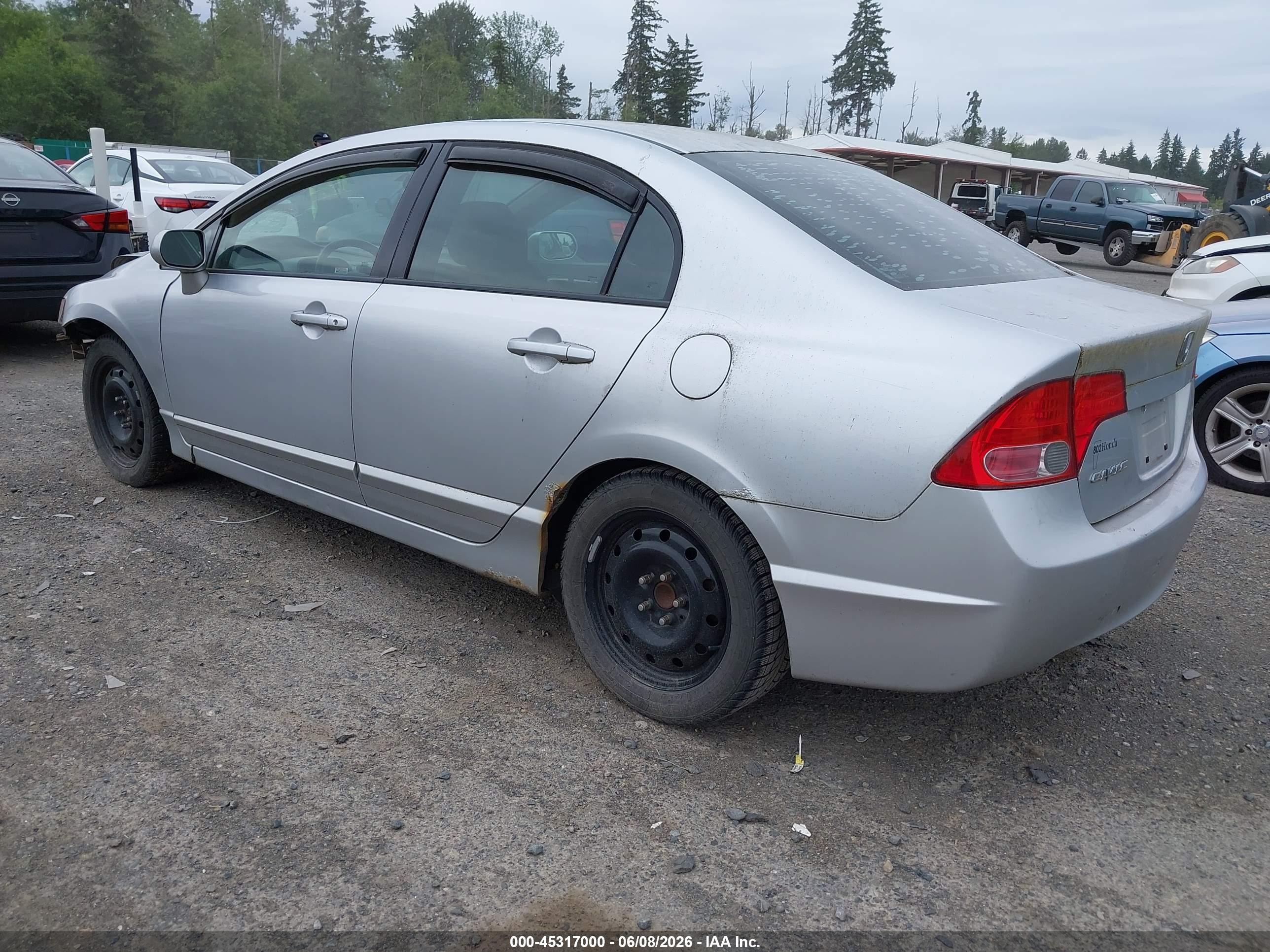 2008 Honda Civic Ex Silver vin: 2HGFA15828H511326