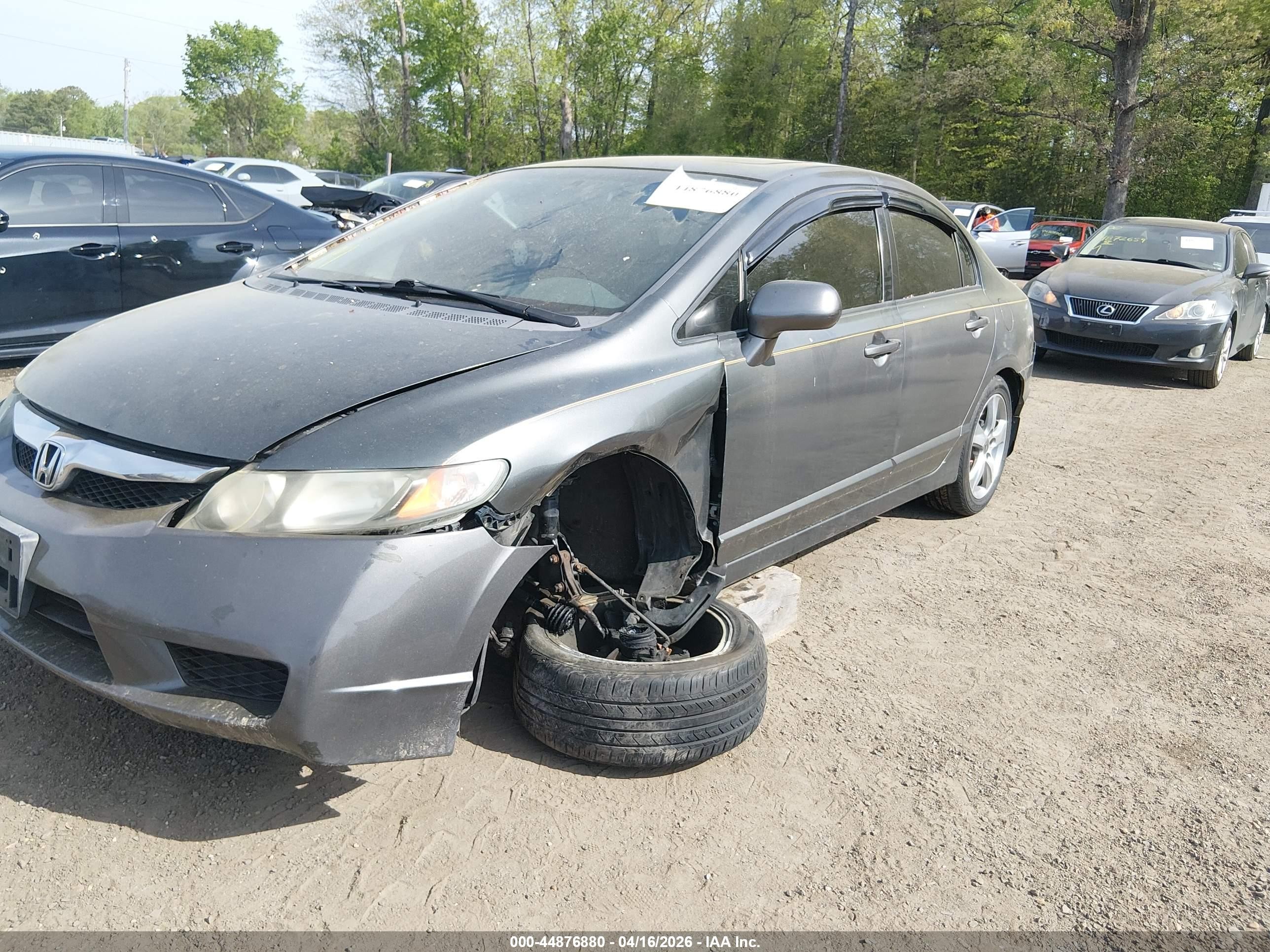 2009 Honda Civic Ex Gray vin: 2HGFA15839H523535