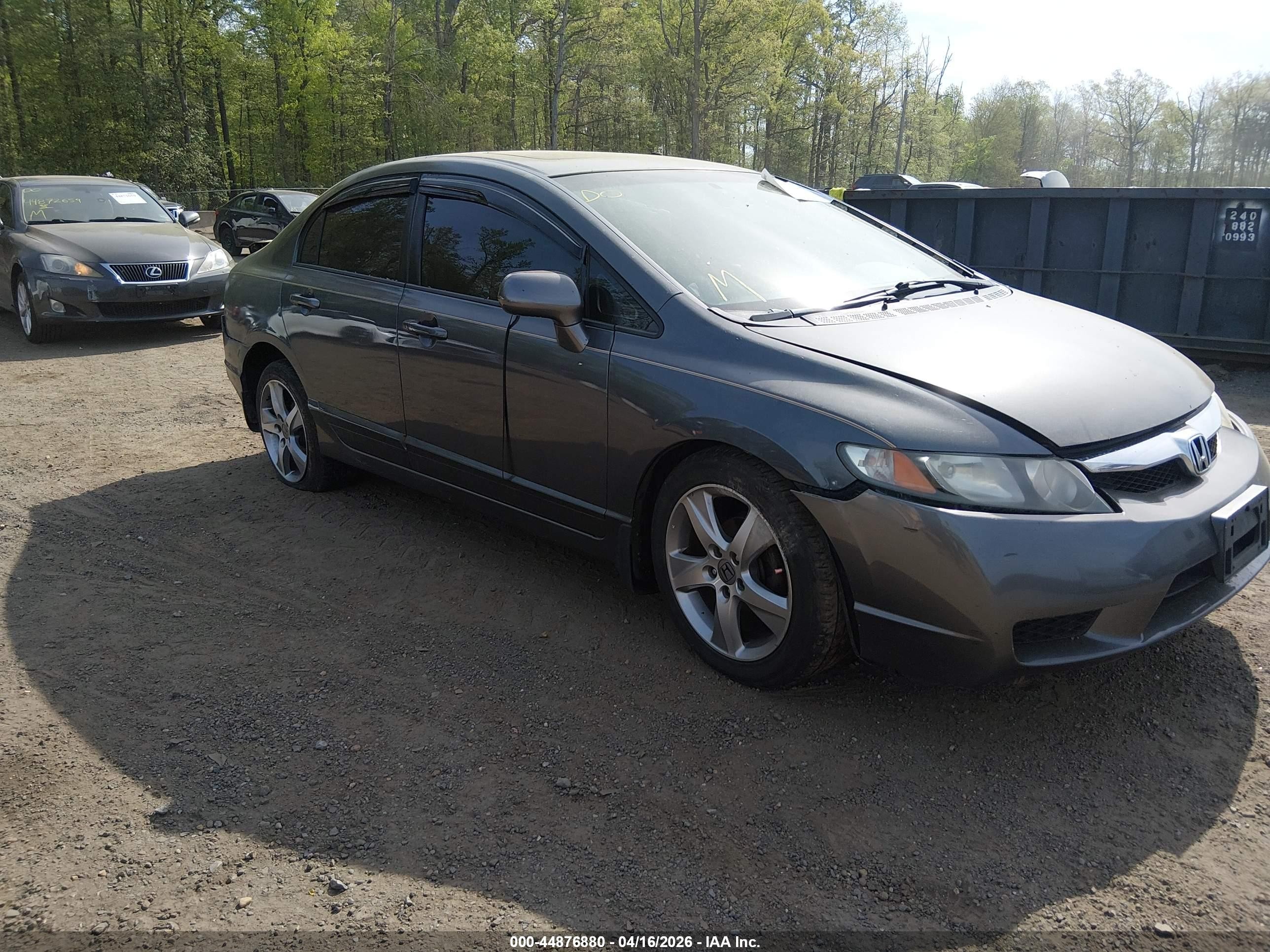 2009 Honda Civic Ex Gray vin: 2HGFA15839H523535