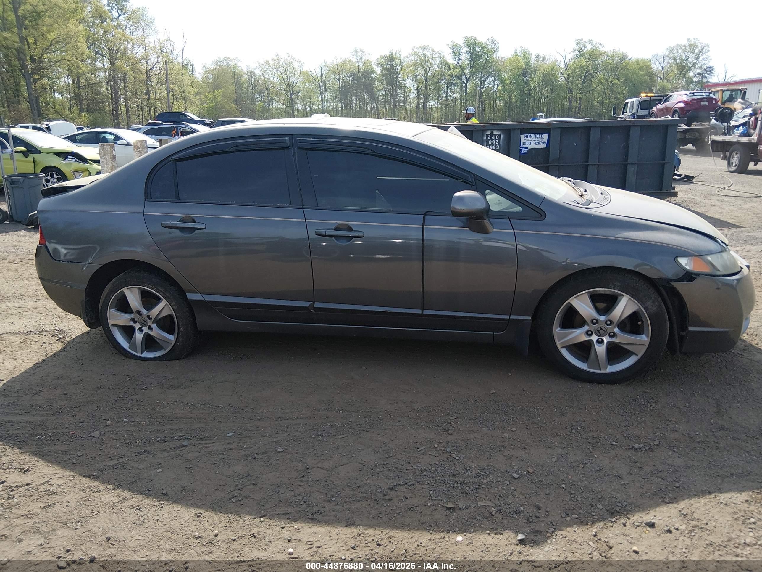 2009 Honda Civic Ex Gray vin: 2HGFA15839H523535