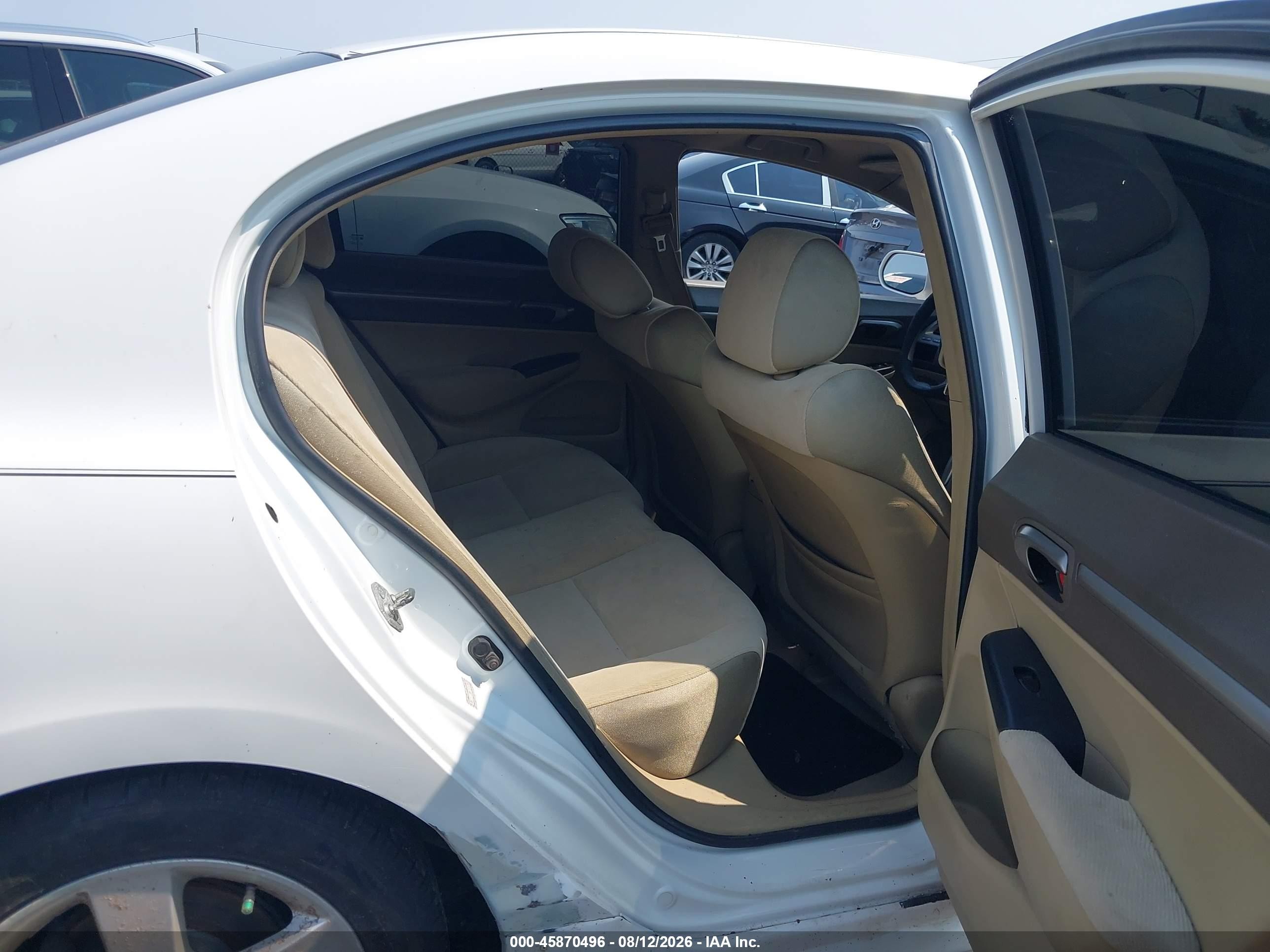 2007 Honda Civic Ex White vin: 2HGFA15857H505230