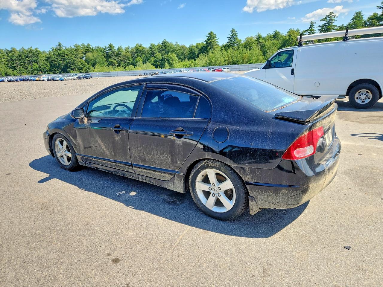 2008 Honda Civic Ex Black vin: 2HGFA15868H305264