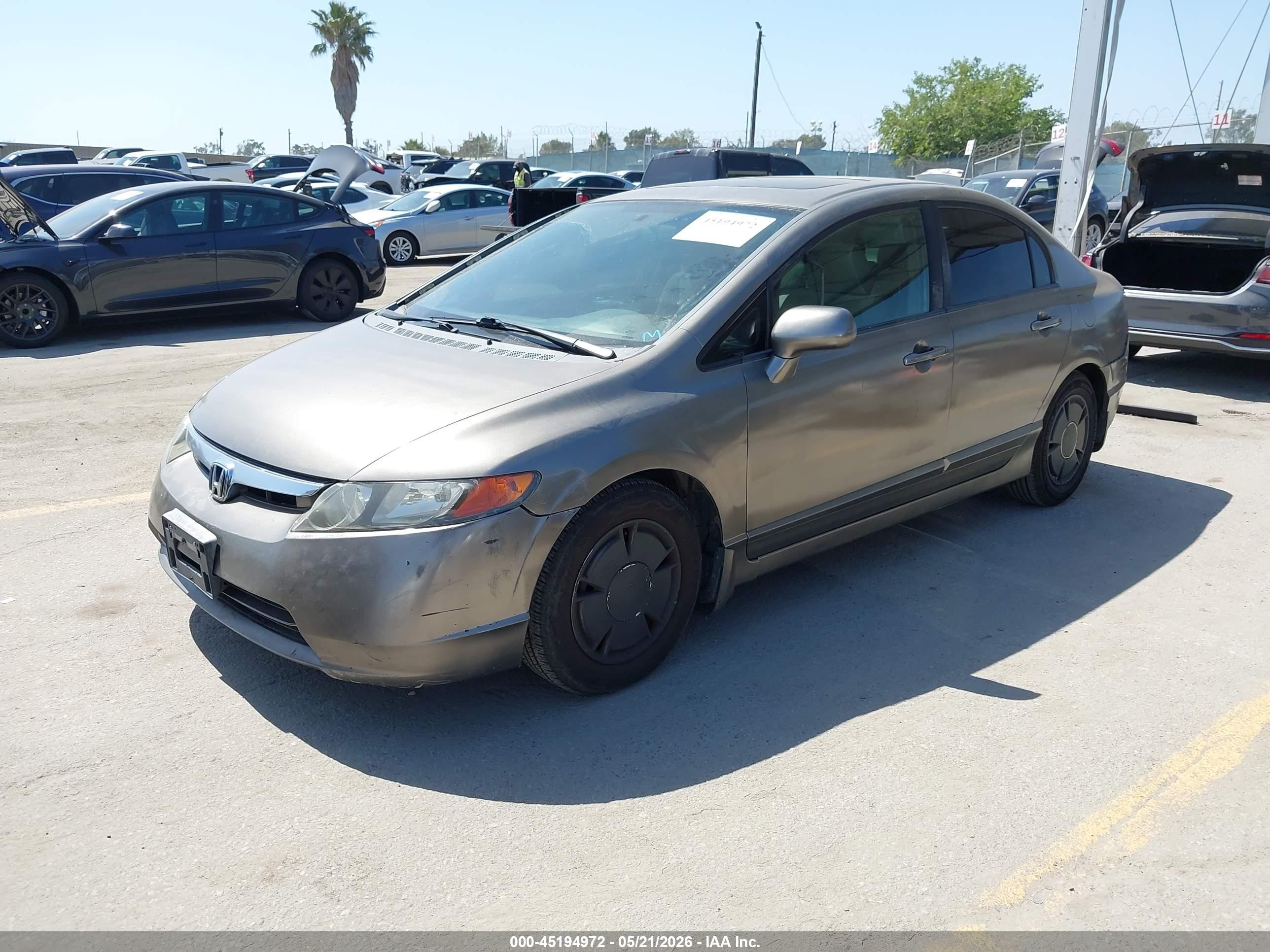 2008 Honda Civic Ex Gray vin: 2HGFA15868H506064