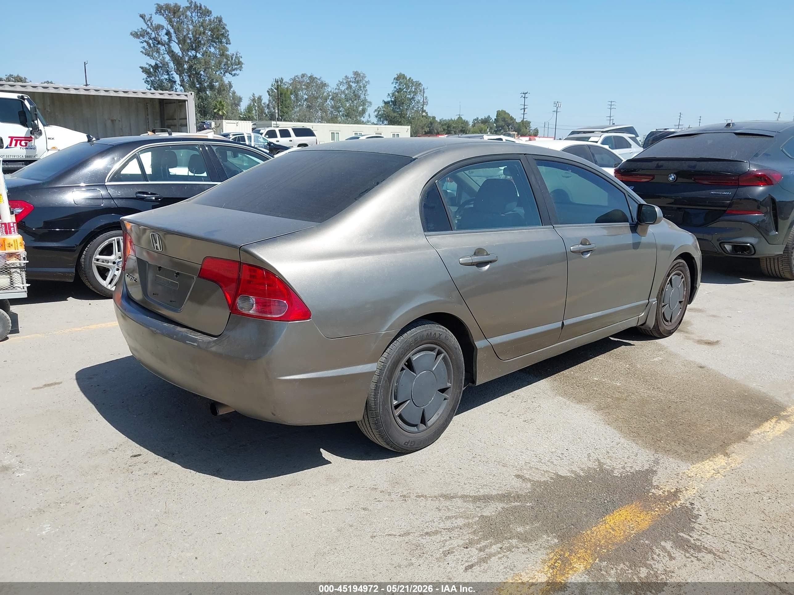 2008 Honda Civic Ex Gray vin: 2HGFA15868H506064