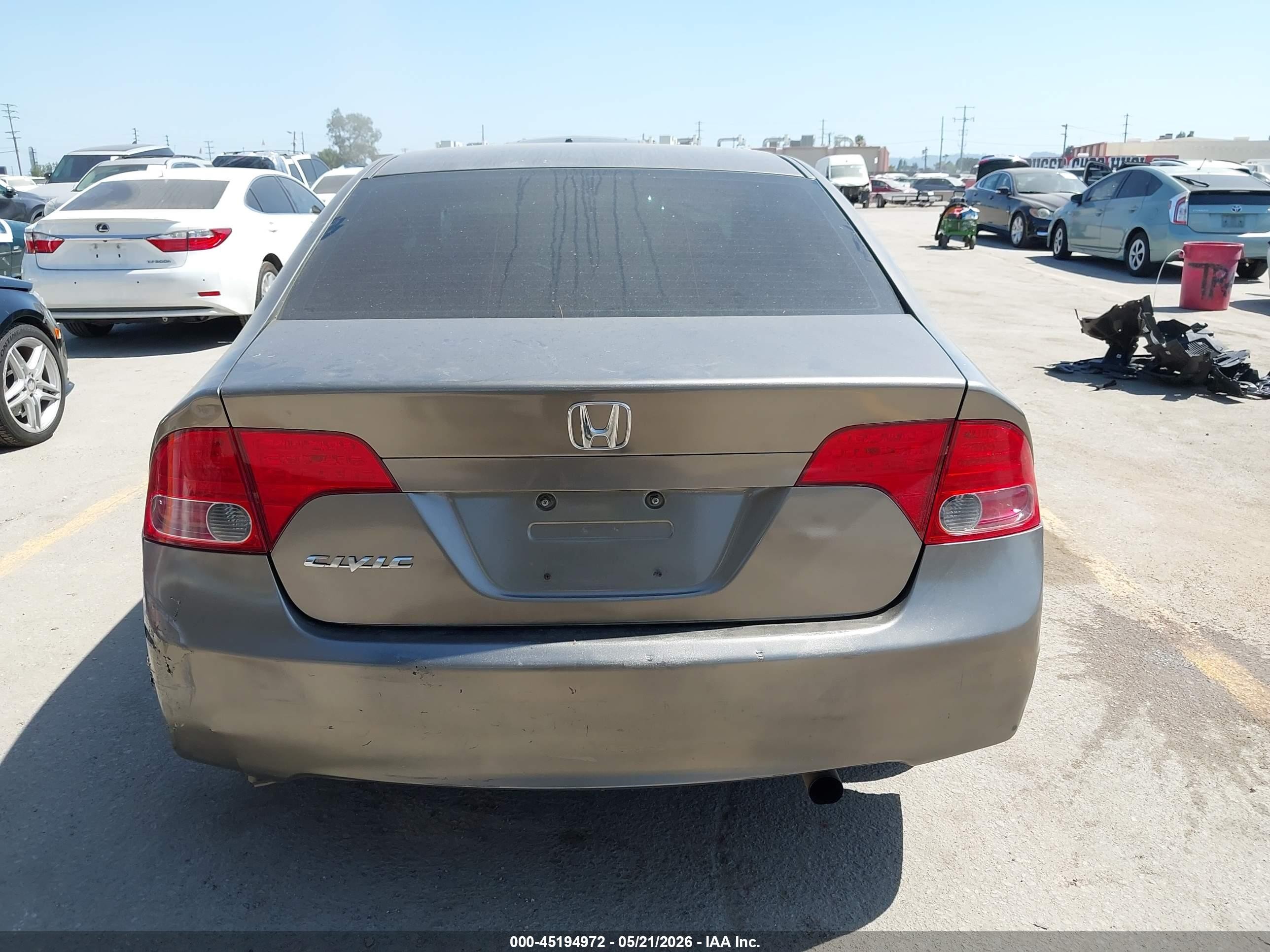 2008 Honda Civic Ex Gray vin: 2HGFA15868H506064