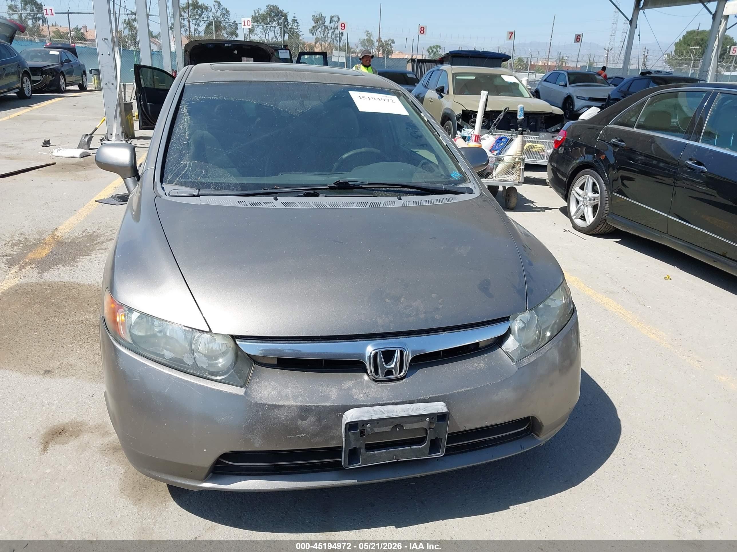 2008 Honda Civic Ex Gray vin: 2HGFA15868H506064