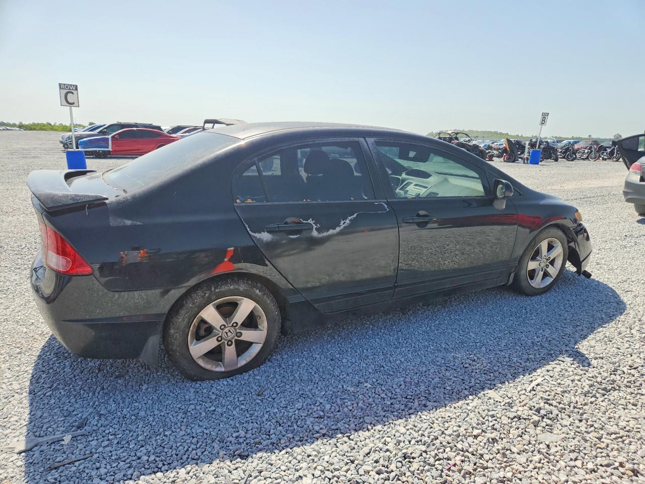 2008 Honda Civic Ex Black vin: 2HGFA15878H501066