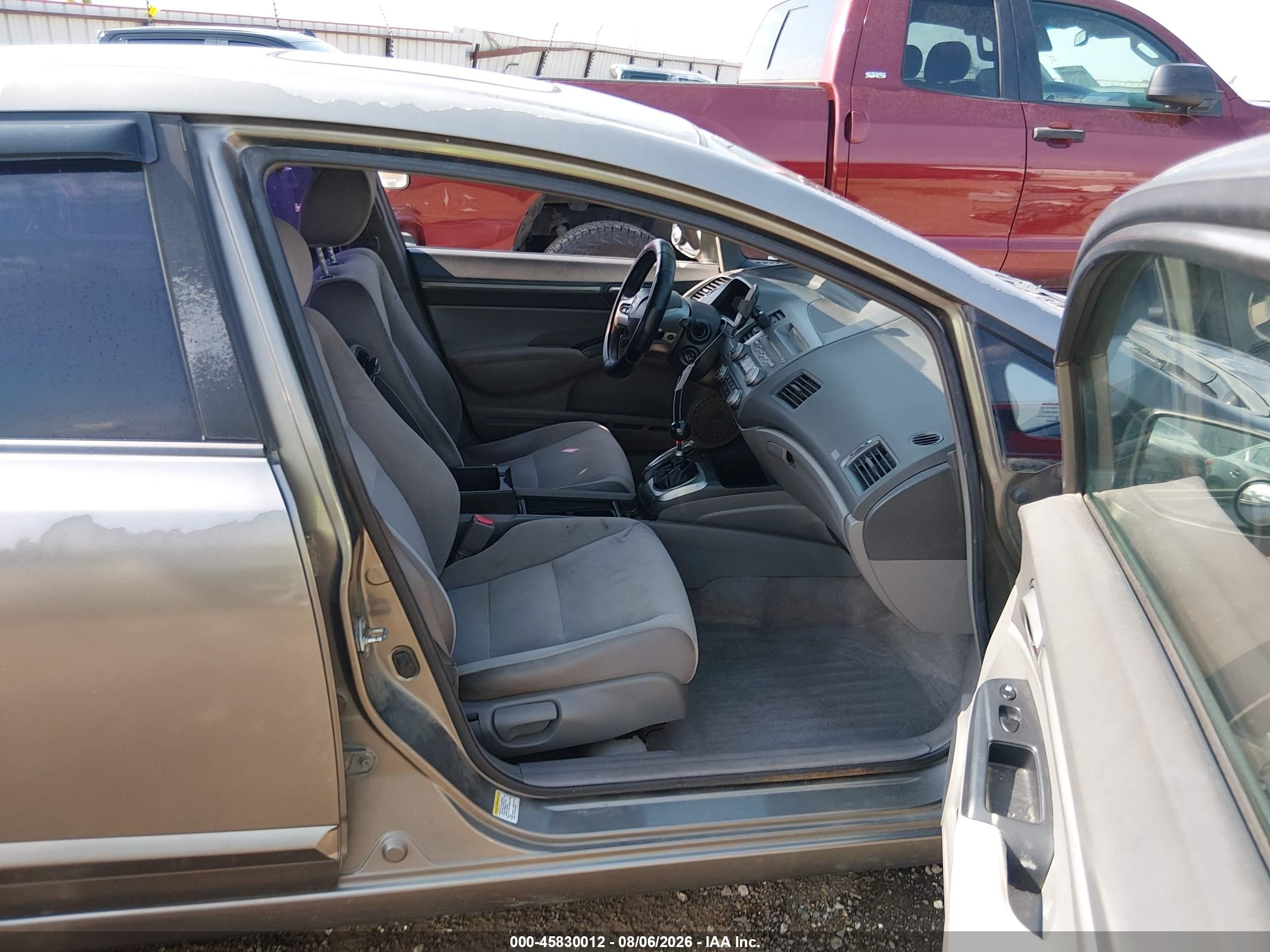 2008 Honda Civic Ex Gray vin: 2HGFA15898H506074