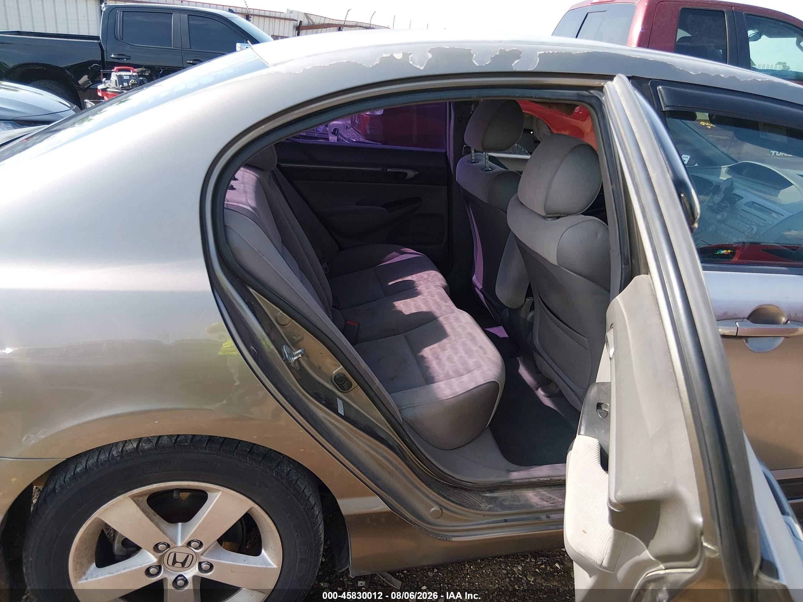 2008 Honda Civic Ex Gray vin: 2HGFA15898H506074