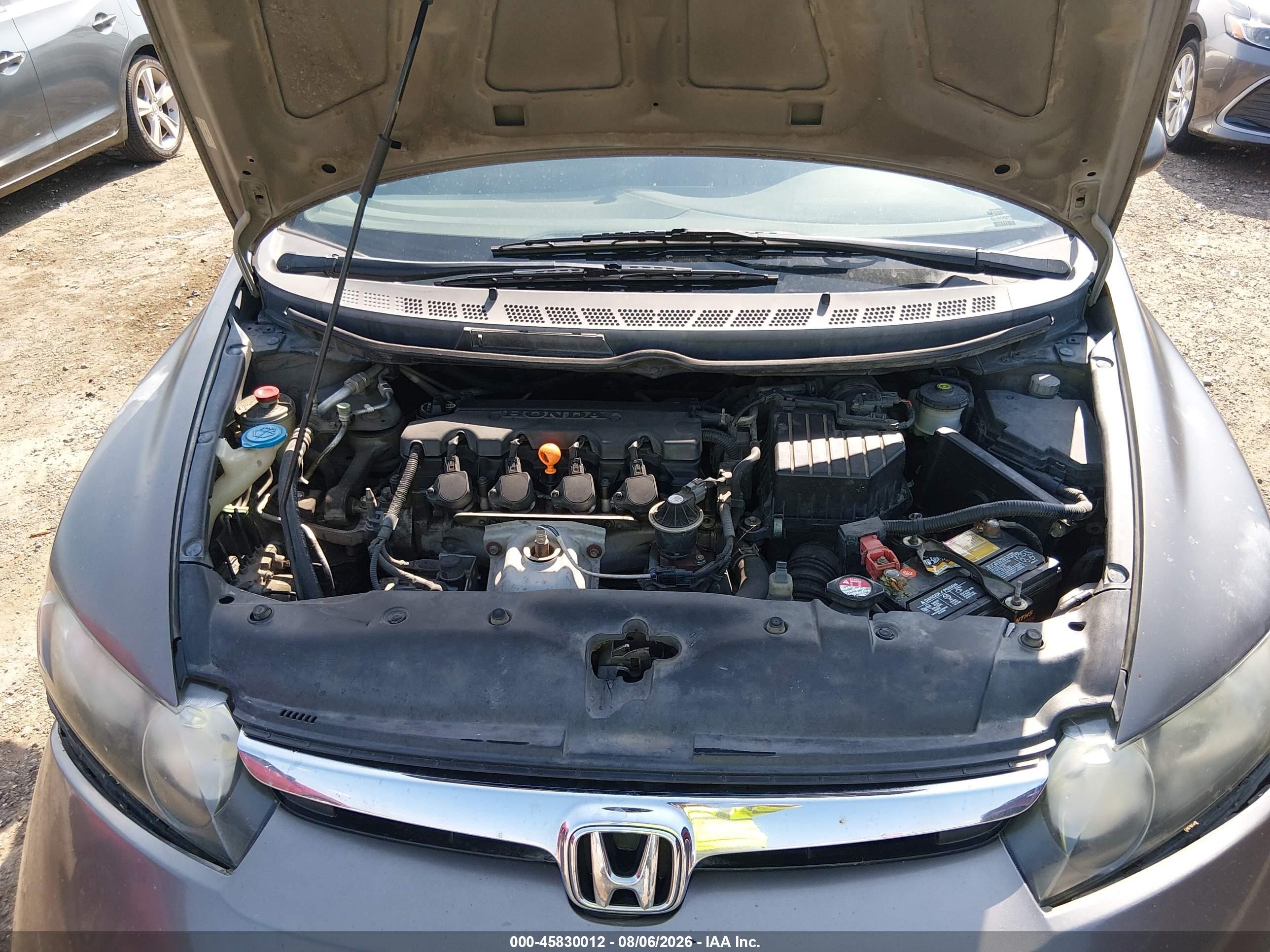 2008 Honda Civic Ex Gray vin: 2HGFA15898H506074