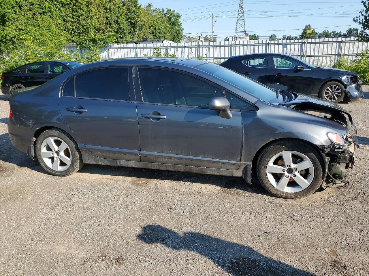 2009 Honda Civic Exl Gray vin: 2HGFA16019H108464