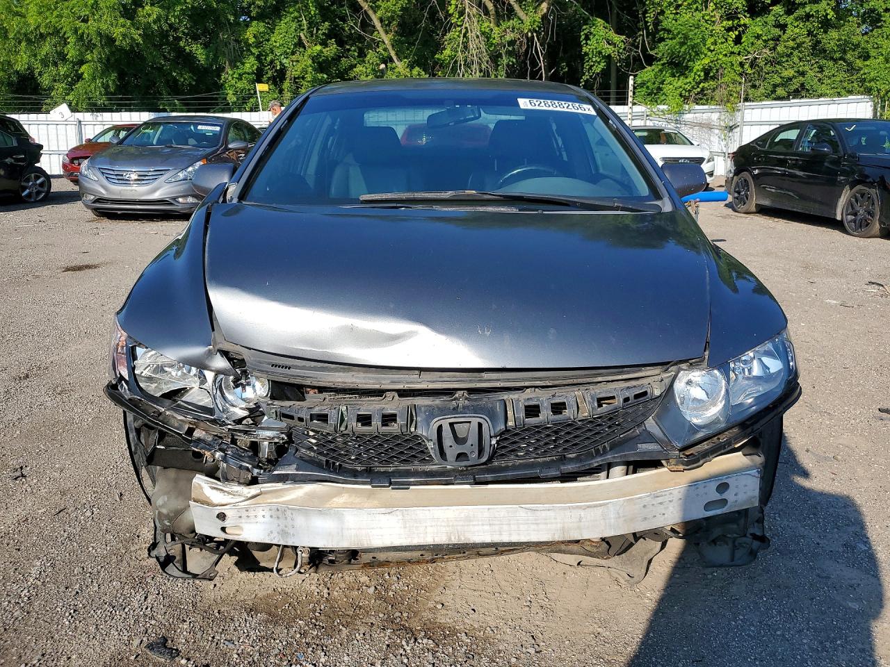 2009 Honda Civic Exl Gray vin: 2HGFA16019H108464