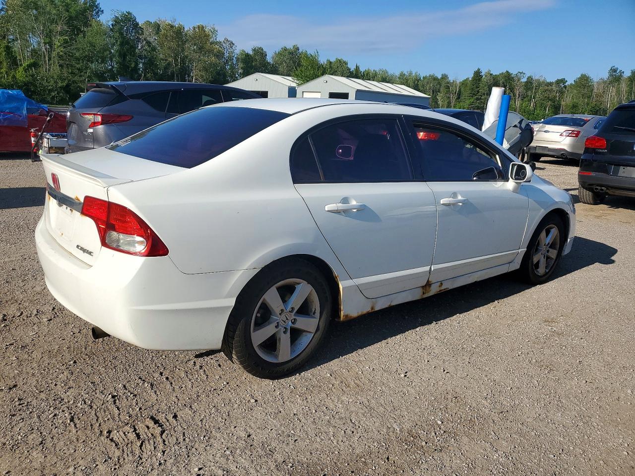 2009 Honda Civic Exl Белый vin: 2HGFA16059H015916