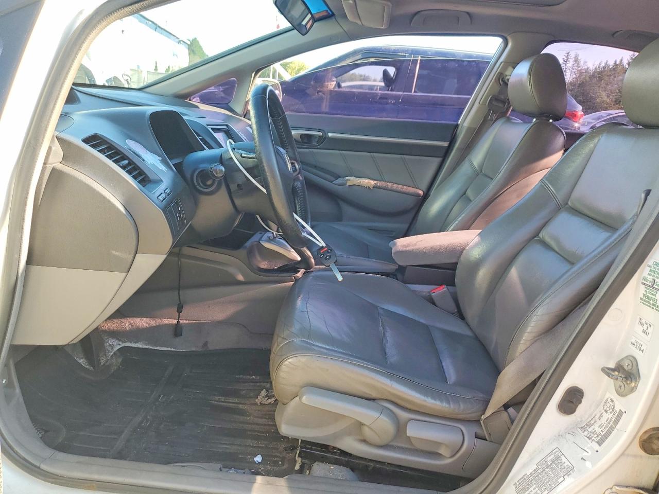 2009 Honda Civic Exl Белый vin: 2HGFA16059H015916
