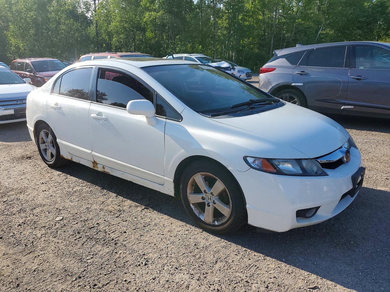 2009 Honda Civic Exl Белый vin: 2HGFA16059H015916