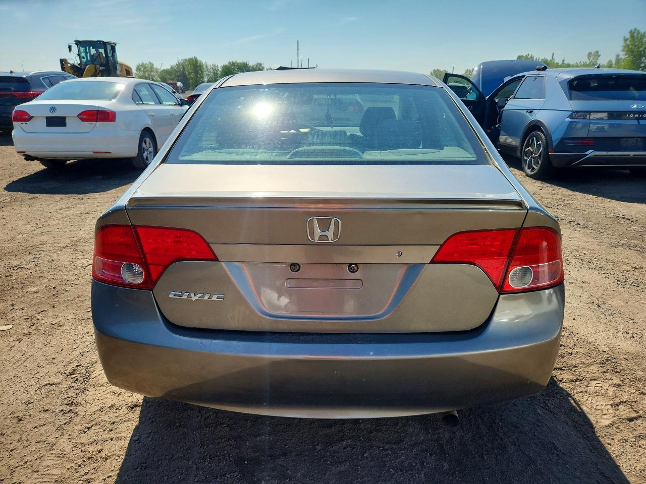 2008 Honda Civic Dx Silver vin: 2HGFA16208H105863