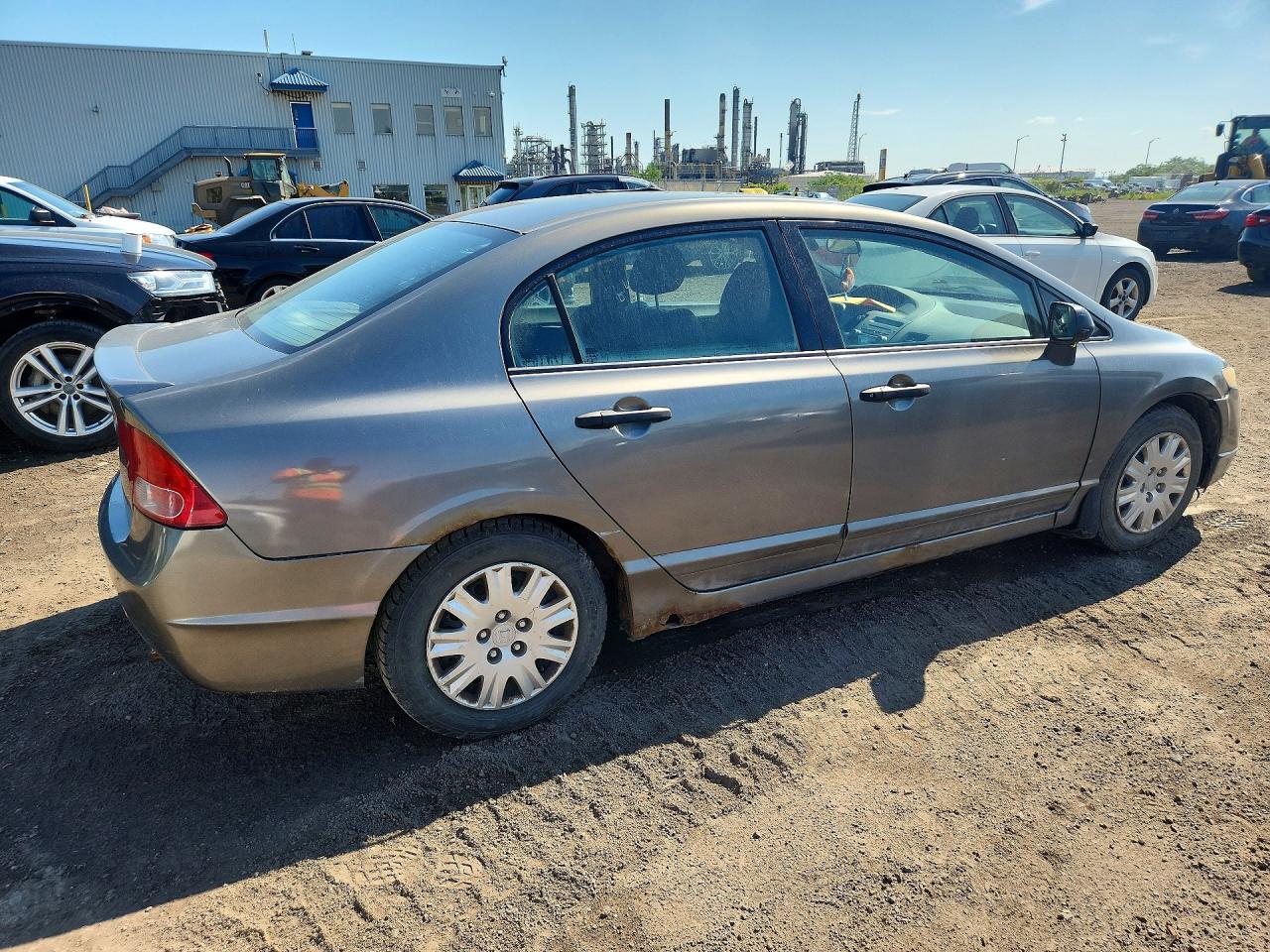 2008 Honda Civic Dx Silver vin: 2HGFA16208H105863