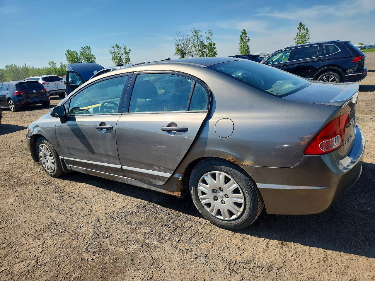2008 Honda Civic Dx Silver vin: 2HGFA16208H105863
