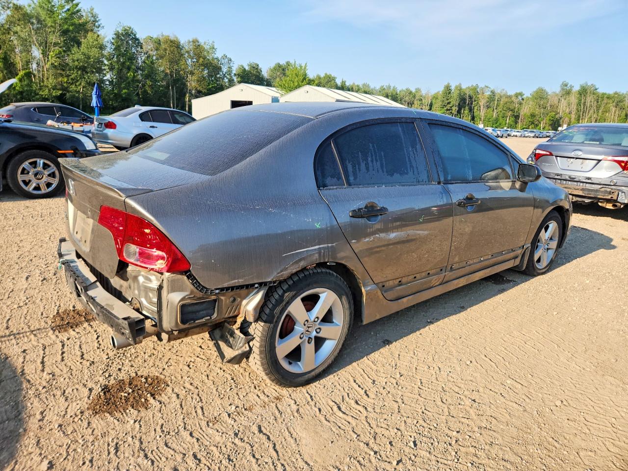 2008 Honda Civic Dx Charcoal vin: 2HGFA16208H125370