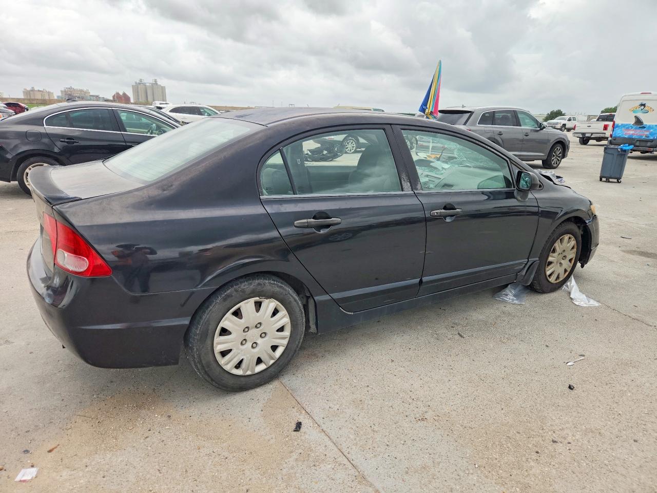 2008 Honda Civic Dx Black vin: 2HGFA16238H115917