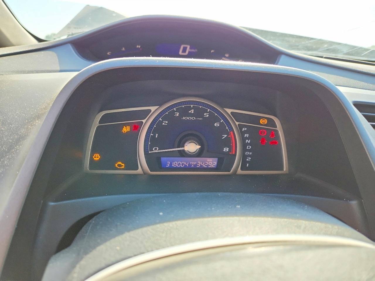 2008 Honda Civic Dx Gray vin: 2HGFA16238H126738